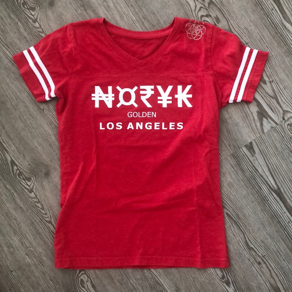 Noryk Golden Los Angeles Custom T- Shirt, S